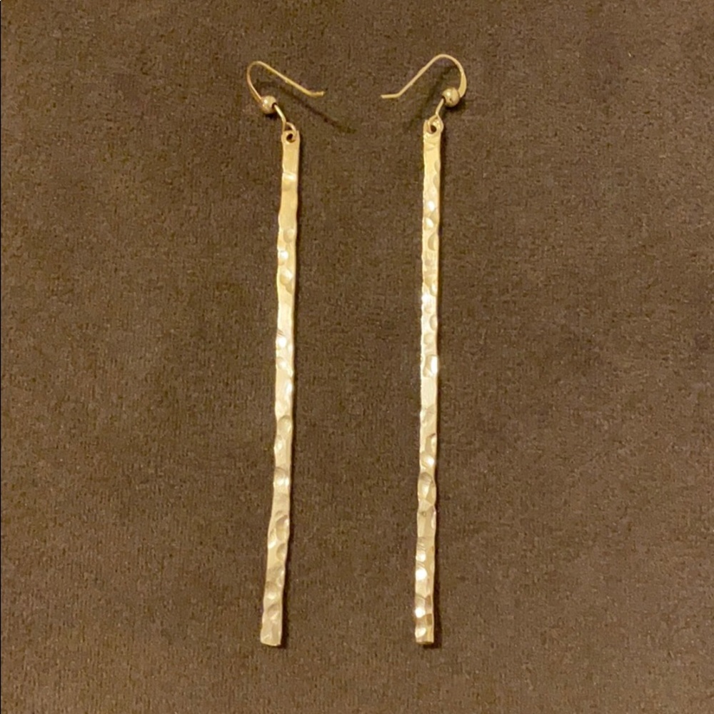 Gold fill bar earrings